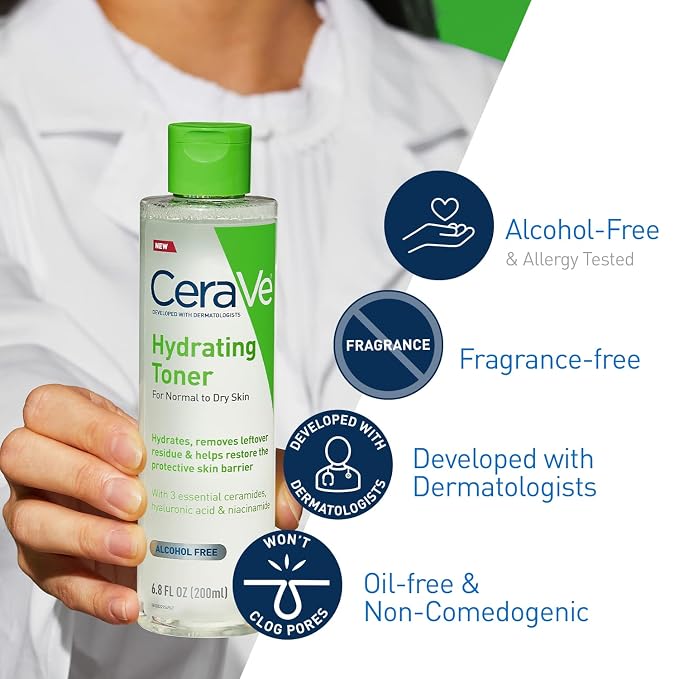 CeraVe Hydrating Toner for Face Non-Alcoholic - Image 5