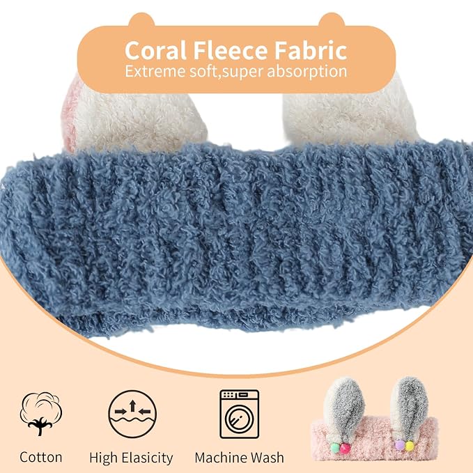 PERFECTSIGHT Kawaii Headband for Spa, Washing Face, Party - Image 2
