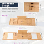 Bath Tray for Tub and Ergonomic Pillow Premium - Image 4