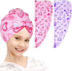 FIOBEE Microfiber Hair Towel Wrap by FIOBEE