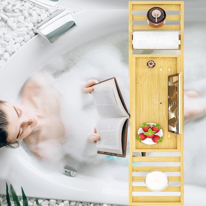 Bathtub Tray - Bath Tray Expandable - Bath Table Trays - Image 4