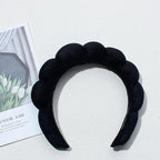 Spa Headbands for Washing Face Soft Puffy Bubble Headbands Wristband for Women - Image 4