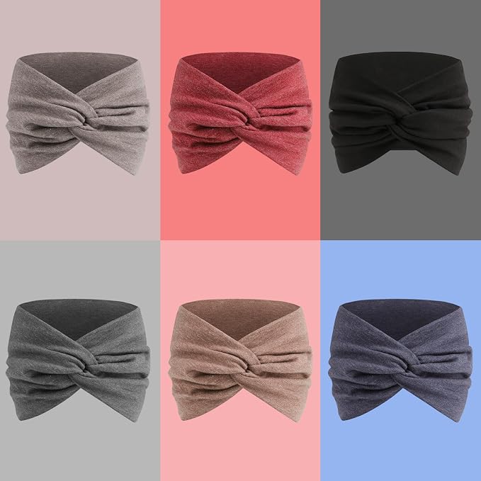 Extra Wide Headbands for Women, Boho Headbands for Women's hair bands for - Image 2