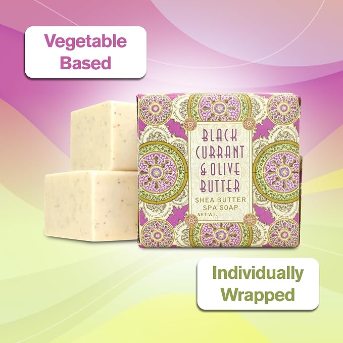 Greenwich Bay Mini Botanical Soap Bars 12 Pack 1.9 oz Each Individually Wrapped - Image 4