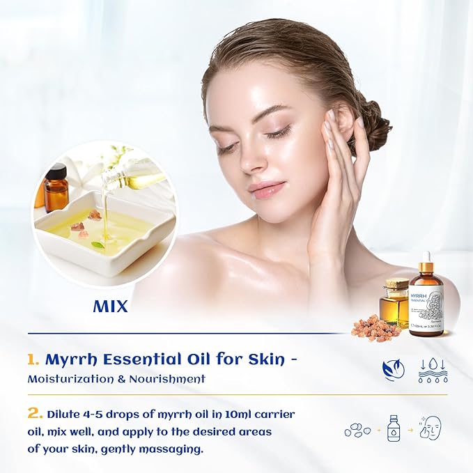 HIQILI 100ML Myrrh Essential Oil - Image 3