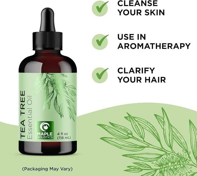 Pure Tea Tree Oil for Hair Skin and Nails - Image 3