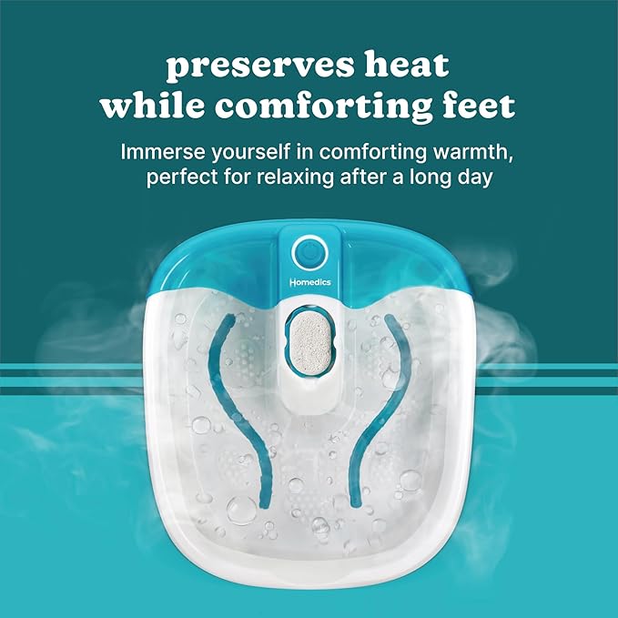 Homedics Bubble Mate Foot Spa, Toe Touch Controlled Foot Bath - Image 5