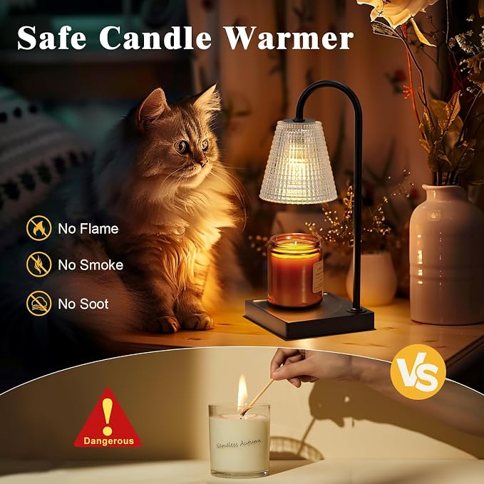 Hong-in Black Candle Warmer Lamp - Image 3