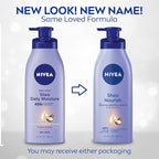 NIVEA Smooth Daily Moisture Body Lotion, Shea Butter 16.9 oz - Image 2