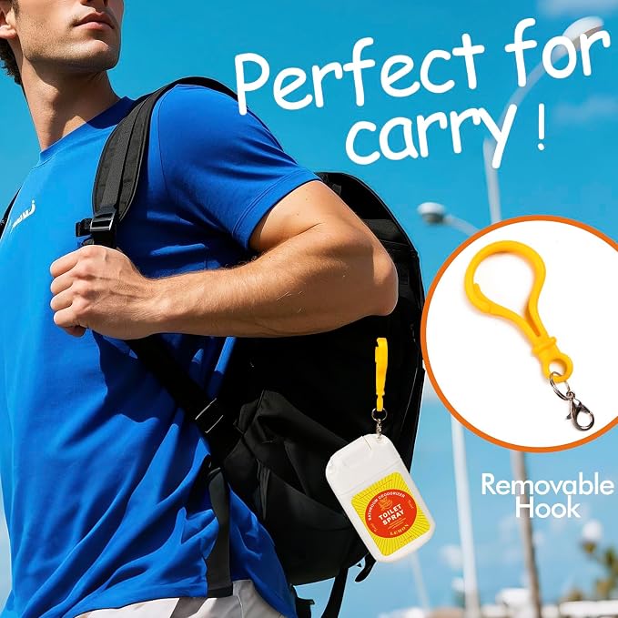 Toilet Spray for Poop Odor Eliminator, Travel Size Toiletries, Air Freshener - Image 2