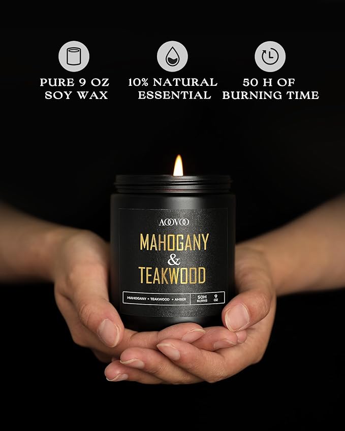 AOOVOO Scented Candles for Men - Image 3