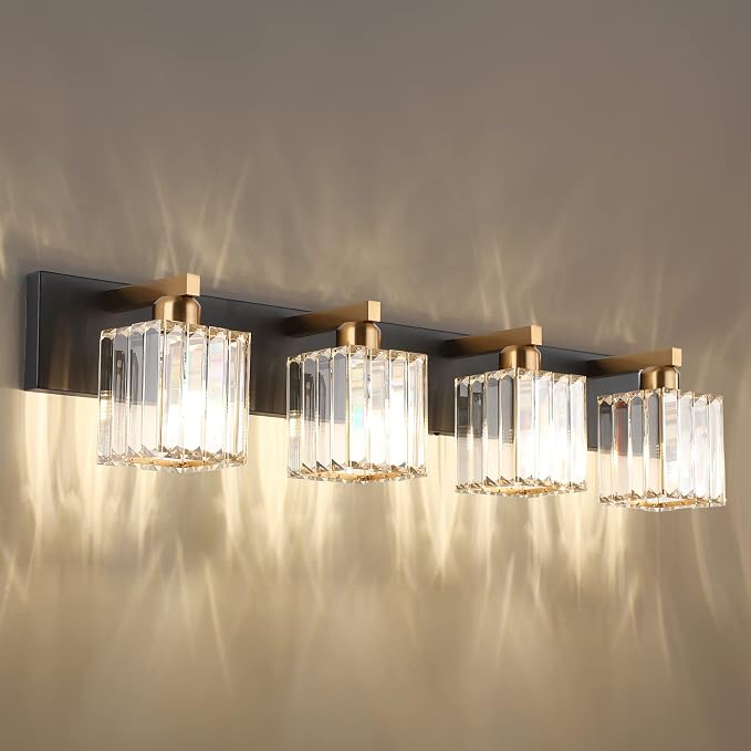 Aipsun Bathroom Vanity Light Fixtures Crystal Vanity Light - Image 3