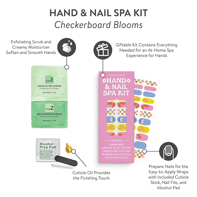 Studio Oh! Hand & Nail Spa Kit, Mini Nail Kit - Image 3