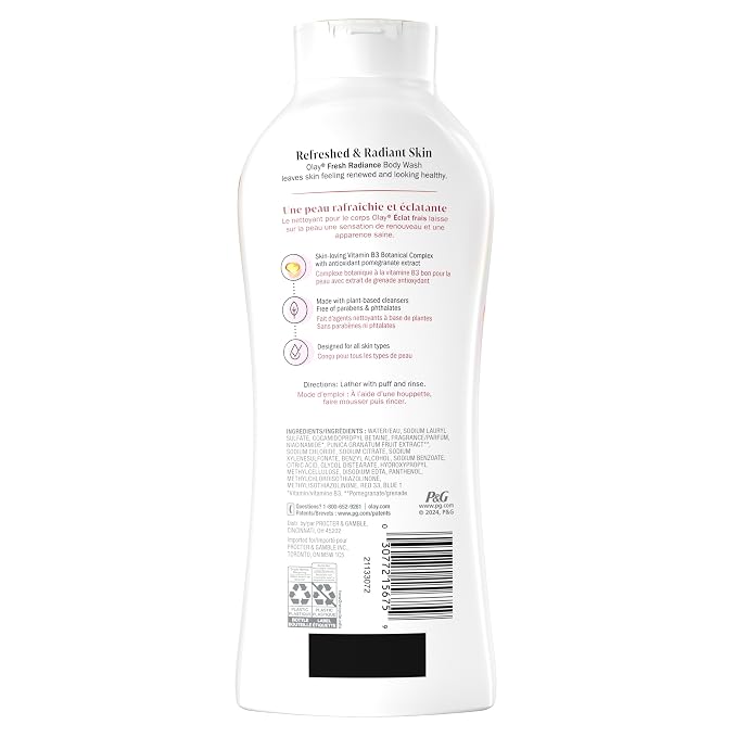 Olay Body Wash for Women, Fresh Radiance, Refreshing & Renewing, Made - Image 12