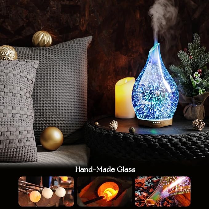Porseme Essential Oil Diffuser 280ml Aromatherapy Ultrasonic Oil Diffusers 3D - Image 5