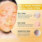 Jelly Mask for Facials Professional, Hydrating & Moisturizing Peel-Off Natural - Image 2