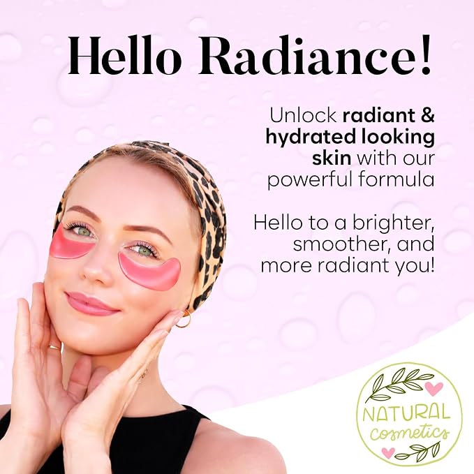 BLOOMORA PDRN, Caffeine & Collagen Under Eye Patches, Under Eye Mask - Image 3