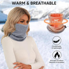 TICONN Neck Gaiter Face Cover Scarf, Neck Warmer Breathable Sun & Wind-proof - Image 4