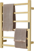 Electric Heated Towel Warmer Rack Gold Bathroom Accessories, by DUDYP