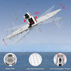 HarJue Filter Shower Head, High Pressure 8 Inch Rainfull - Image 2