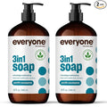 Everyone 3-in-1 Soap, Body Wash, Bubble Bath, 32 Ounce, Pacific Eucalyptus by Everyone