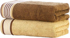 CASA COPENHAGEN He & She 4Pcs 100% Egyptian Cotton Large Designer Towels Gift - Image 9