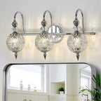 Piepooye Modern Bathroom Light Fixtures Polished Chrome Vanity Light - Image 7