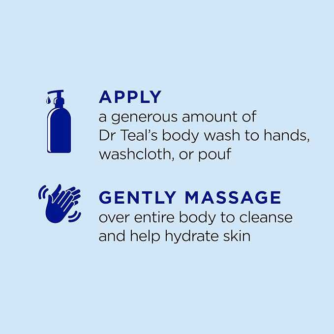 Dr Teal's Body Wash with Pure Epsom Salt, Lavender & Eucalyptus, 24 fl oz - Image 4