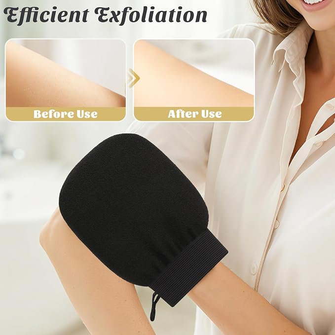 2-Pack Hemp Bath Gloves – Natural Shower Mitts - Image 3