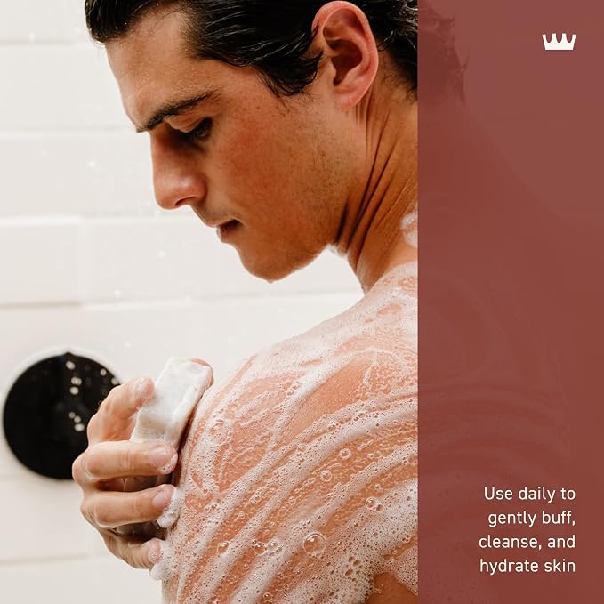 Cremo Exfoliating Body Bar for Men, Bourbon & Oak Scent, Cleanses and Hydrates - Image 5