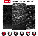Venswell Neck Gaiter Face Mask Men Women, Seamless Bandana Rave Face Cover - Image 5