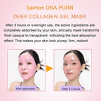 Salmon DNA PDRN Collagen Jelly Gel Mask, Overnight Face Mask, Hydrogel Mask - Image 3
