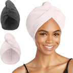 Turbie Twist 2-Pack Microfiber Hair Towel by TurbieTwist