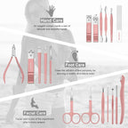 Manicure Set Professional Pedicure Kit Nail Clippers Kit - Image 3