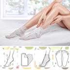 24 Pcs Fruits Beauty Foot Mask Bulk Hydrating Foot Moisturizing Socks Shea - Image 4