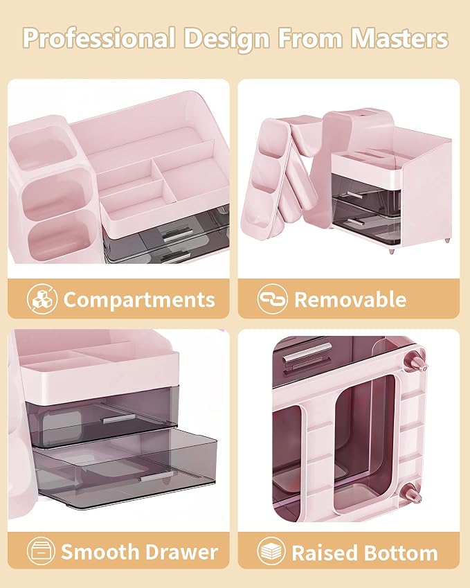 Anylady Large Capacity Makeup Organizer Countertop - Image 3