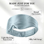 SLEEP SANCTUARY 100% Pure Mulberry Silk Sleep Mask - Image 6