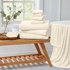 Extra Large Bath Sheet Set of 4, Ultra Soft Fluffy Towel, 35”x 70”Oversized - Image 2