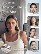 Rena Chris Gua Sha Facial Tools, Stainless Steel Guasha Tool - Image 5