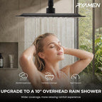 Ryamen Upgraded Dual Shower Heads Combo, 10 inch Filtered Shower Head - Image 3