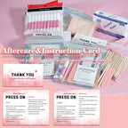 Press On Nail Tool Kit for Nail Business, Nail Prep Application Disposable Kit - Image 6