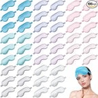 100 Pieces Silk Sleep Mask Eye Coverings by Surlontye