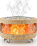 Essential Oil Diffuser with Himalayan Salt Lamp, 350ml Ultrasonic Aromatherapy by Unknown
