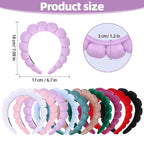 10 Pcs Velvet Cloth Spa Headbands - Image 2