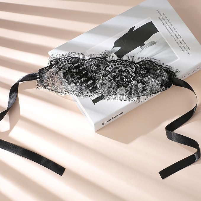 FRESHME Lace Blindfold Sleep Mask - Image 7