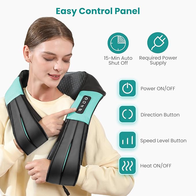 Nekteck Shiatsu Neck Massager - Image 6