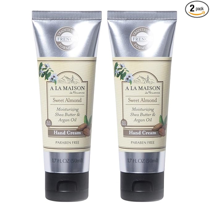 A LA MAISON Hand Cream, Sweet Almond, 1.7 Fluid Ounce, 2 Pack by ALaMaison