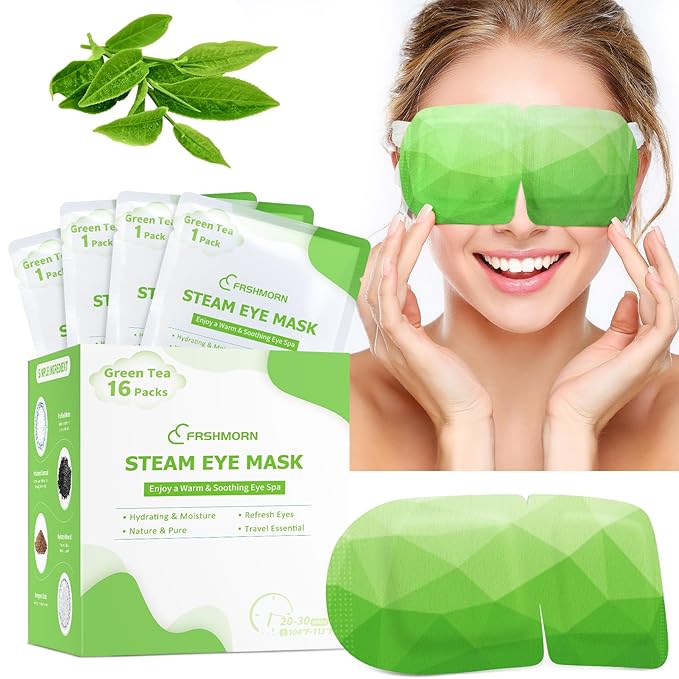 16Packs Steam Eye Mask, Heated Eye Mask by FRSHMORN
