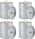 4Packs Citronella Candles Outdoor Indoor, Natural Soy Wax Scented Candles - Image 2