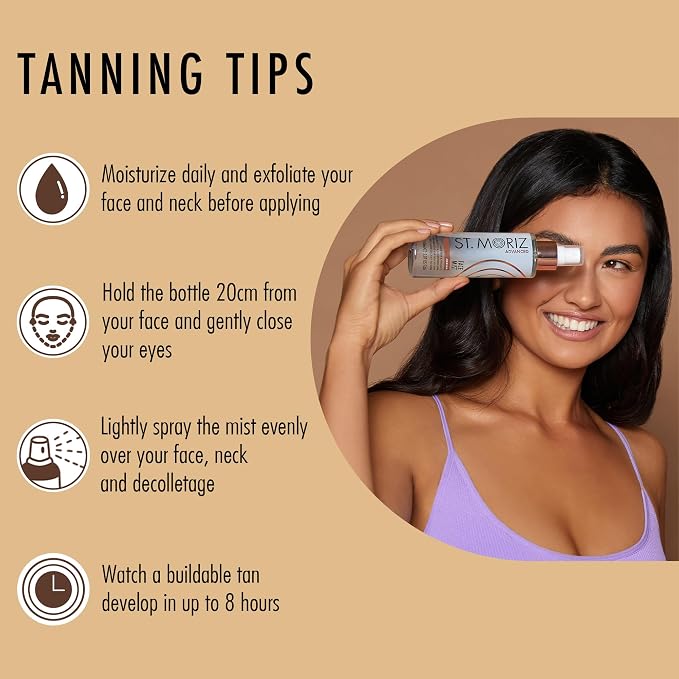 St. Moriz Advanced Self Tanner Face Mist, Sunless Tanning Spray - Image 5